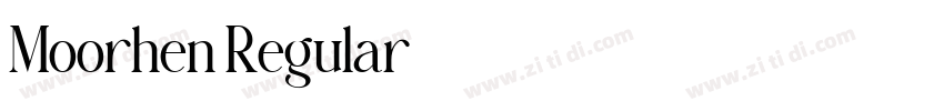 Moorhen Regular字体转换 Moorhen Regular字体转换